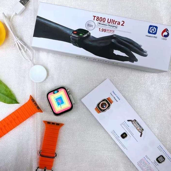 T800 Ultra2 Smartwatch Wireless Charging Bluetooth Call Watch For Men WOmen