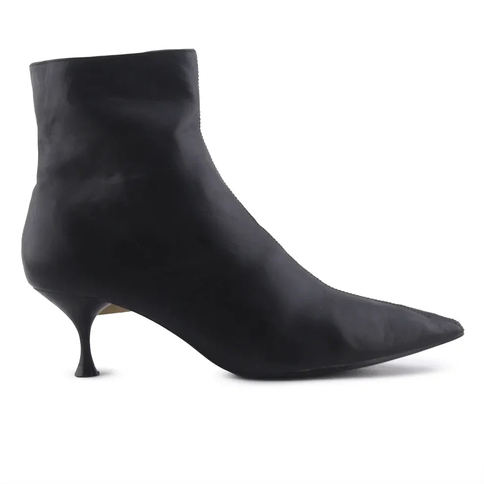 Zara Zipper Ankle Boot