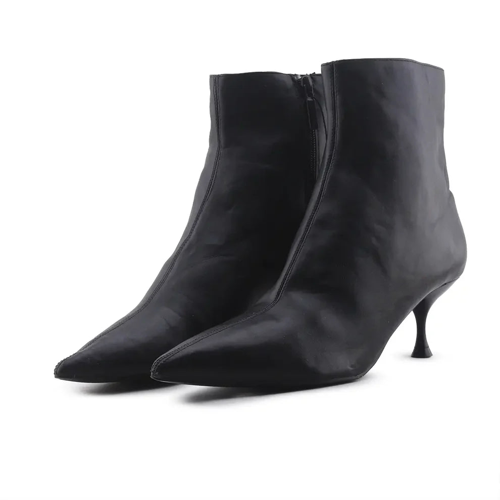 Zara Zipper Ankle Boot